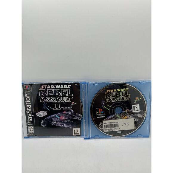 Sony PlayStation 1 PS1 Star Wars Rebel Assault II 2 Manual Tested Working Nice - Picture 1 of 10